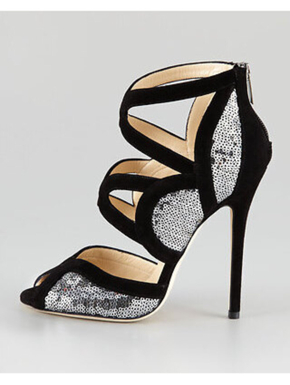 Jimmy Choo Tempest Sequin Pump Sz:38.5 Retail $995 NEW
